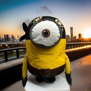 🔥🔥🔥Despicable‎ Me Minions Pirate Plush 20". Minions Movie Moment Universal